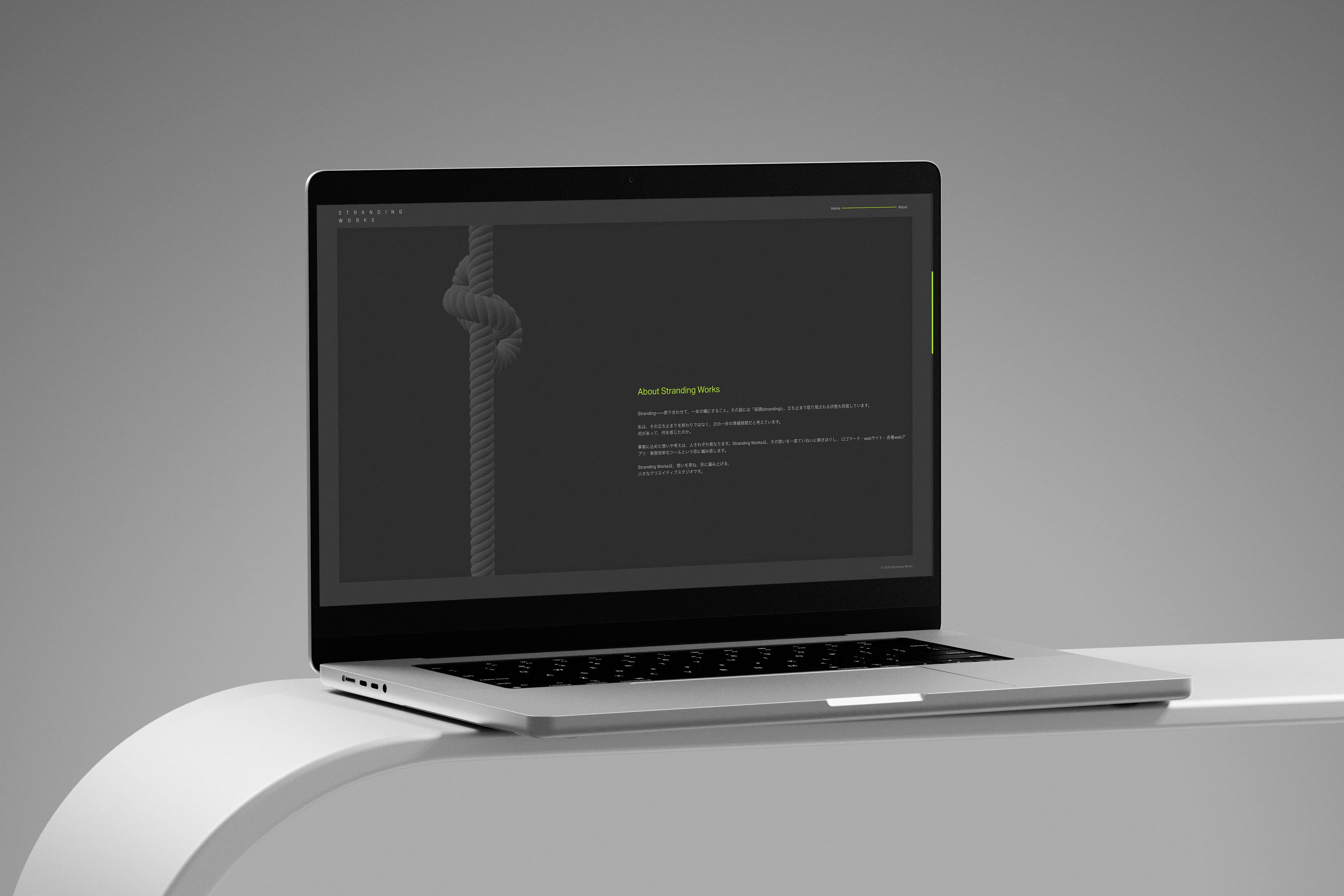 Stranding Works Website image 2