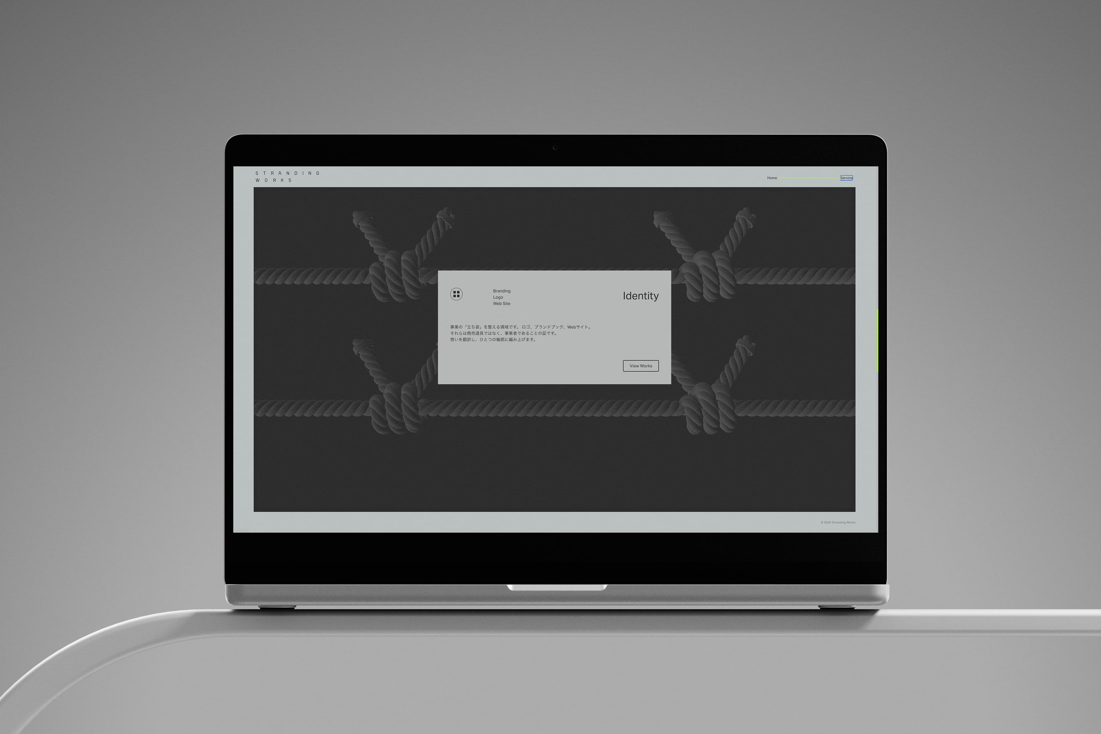 Stranding Works Website image 4